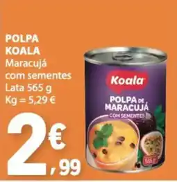 E.Leclerc Polpa de maracujá com sementes koala promoção