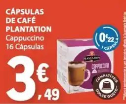 E.Leclerc Cápsulas de café plantation cappuccino promoção