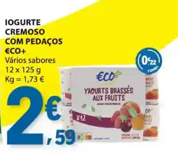 E.Leclerc Iogurte cremoso com pedaços eco+ promoção