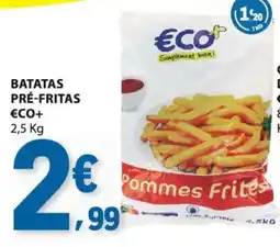 E.Leclerc batatas pré-fritas eco+ promoção