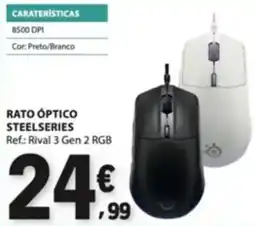 E.Leclerc rato óptico steelseries promoção