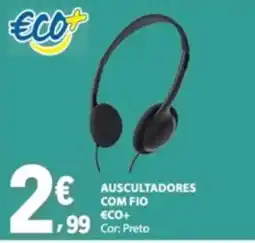 E.Leclerc Auscultadores com fio eco+ promoção