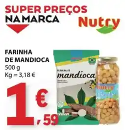 E.Leclerc Farinha de mandioca nutry promoção