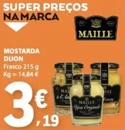 E.Leclerc mostarda dijon maille promoção