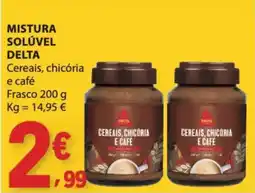 E.Leclerc mistura solúvel delta cereais, chicória e café promoção