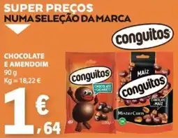 E.Leclerc conguitos chocolate e amendoim promoção