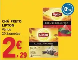 E.Leclerc Chá preto lipton promoção