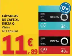 E.Leclerc Cápsulas de café xl delta q promoção
