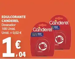 E.Leclerc edulcorante canderel promoção