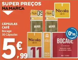 E.Leclerc Cápsulas café bocage promoção