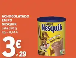 E.Leclerc achocolatado em pó nesquik promoção