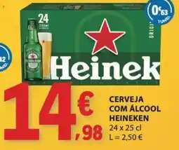 E.Leclerc Cerveja com álcool heineken promoção