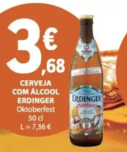 E.Leclerc Cerveja com álcool erdinger oktoberfest promoção
