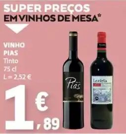 E.Leclerc Vinho Pias Tinto promoção