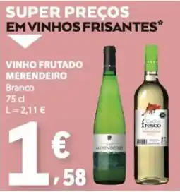 E.Leclerc vinho frutado merendeiro promoção