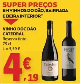 E.Leclerc vinho doc dão catedral reserva tinto promoção