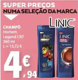 E.Leclerc Champô homem legend cr7 linic promoção