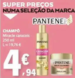 E.Leclerc Pantene champô miracle caracóis promoção