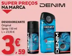 E.Leclerc desodorizante original denim promoção