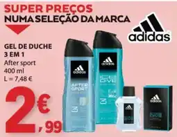 E.Leclerc gel de duche adidas promoção