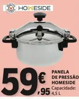 E.Leclerc Panela de pressão homeside promoção
