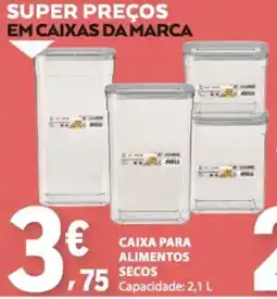 E.Leclerc Caixa para alimentos secos promoção
