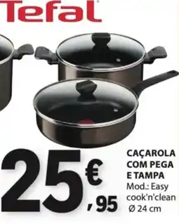 E.Leclerc Tefal caçarola com pega e tampa promoção