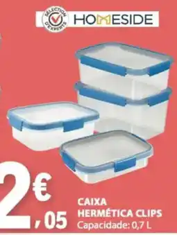 E.Leclerc Caixa hermética clips homeside promoção