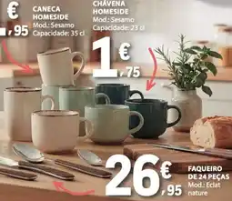 E.Leclerc Faqueiro de 24 peças promoção