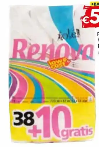 Bolama Papel Higiénico Renova Olé c/38 promoção