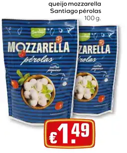 Bolama queijo mozzarella santiago pérolas promoção