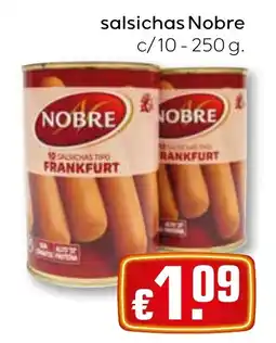 Bolama salsichas nobre promoção