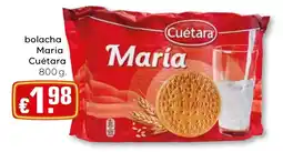Bolama bolacha maria cuétara promoção