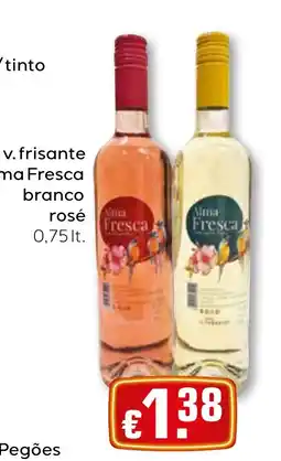 Bolama Alma Fresca branco rosé promoção
