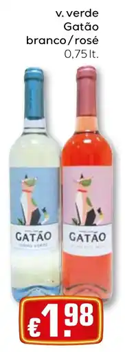 Bolama Gatão v. verde branco/rosé promoção