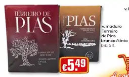 Bolama Terreiro de Pias branco/tinto promoção