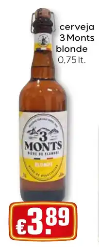 Bolama cerveja 3 monts blonde promoção