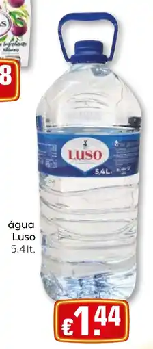 Bolama água Luso promoção