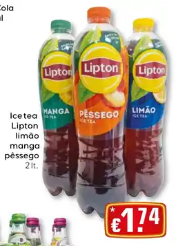 Bolama Ice tea Lipton limão manga pêssego promoção