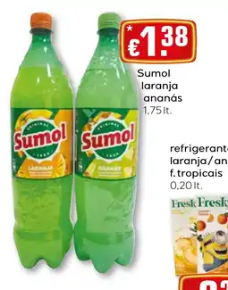 Bolama Sumol laranja ananás promoção