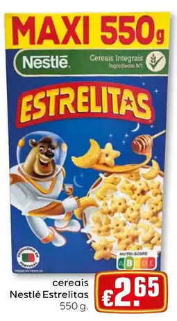 Bolama cereais Nestlé Estrelitas promoção