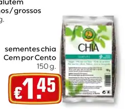 Bolama Sementes chia Cem por Cento promoção