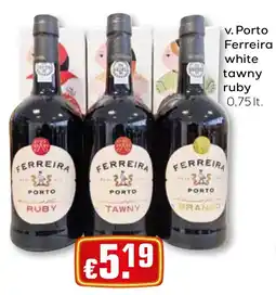 Bolama v. porto ferreira white tawny ruby promoção