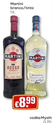 Bolama Martini branco/tinto promoção