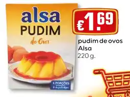 Bolama Pudim de ovos Alsa promoção