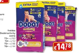 Bolama fraldas dodot activity extra promoção