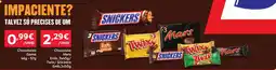 Amanhecer Chocolate Snickers promoção