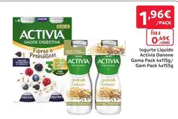 Amanhecer Iogurte Líquido Activia Danone promoção