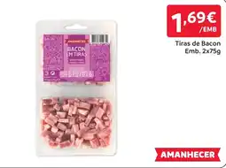 Amanhecer Bacon em tiras amanhecer promoção