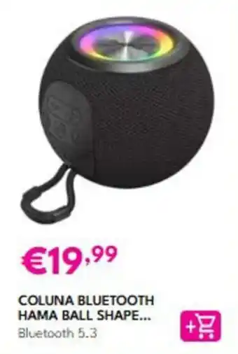 Coluna bluetooth hama ball shape